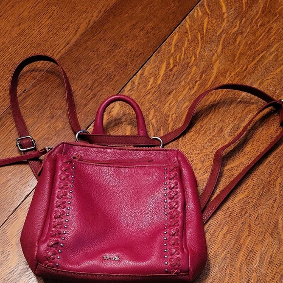 The Sak Red Leather Backpack - Picture 5 of 14